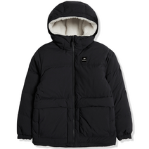 아이더 아이더(EIDER) 남아 여아 공용 겨울 기본핏 골반기장 플리스 구스다운 양면 생활방수 방풍 보온성 후드일체형 등산 캐쥬얼 스포츠 자켓 JUW22504 REVE (리브) 키즈 UNI 리버시블 다운 Z6