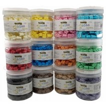 꼬메빔보 향기버블솝플레이 12색 700g 비누 공예, 하양