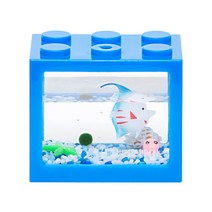 미니가든 블럭수조 마리모 DIY 세트 마리모포함 블럭어항 마리모키우기세트, 4. 바다에 풍덩~, 3. 마리모L(25~32mm), 2. 자갈 200g