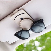 [차량용품안경거치대] 자동차 차량용 선글라스 안경 클립 거치대 보관함 벤츠 BMW, 16 지프, 브라운