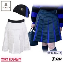 랑방 여성 골프 웨어 치마 / 박스 주름 A 스커트