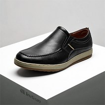 스네이크 밴딩 남성 슬립온 IND2005BK