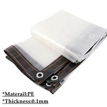 0.1mm pe 필름 투명 방수 천 정원 즙이 많은 식물 방수 보호소 awining 발코니 타포린 야드 텐트 캐노피, 0.1mm 방수포, 1.5mx2.5m