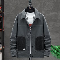 HUAXING 남성 캐주얼 코트 남가을 겨울 박시 재킷 M-4XL