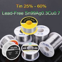 나전선 유연납 봉납 바납 인두납 실납 50G100G 플럭스 코어 주석 납땜 와이어 릴 무연 에코 로진 용접 지점이 있는 저용량 수리용 약간의 연기, 0.8mm, Type3-50g