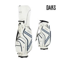 닥스골프 남성 캐디백 DKCB-026M, 색상 : 화이트