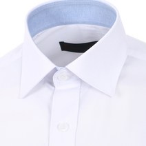 로베르따 [nc부천점]남성용 부드럽고 신축성 뛰어난 모달 스판 화이트 셔츠 긴소매 일반핏 115까지
