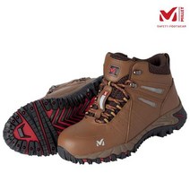 성남점 밀레 M-028 가죽제 경량 6인치 안전화작업화