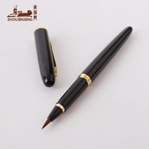 서예붓 동양화 붓걸이 벼루 세필 글씨연습 족제비 털 만년필 스타일 소프트 펜 스틸 폴 작은 일반 스크립트, 한개옵션0