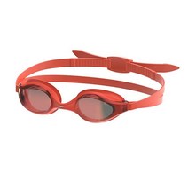 Speedo 유니 아동용 수영 고글 주니어 하이퍼 플라이어 만 6-14세 핑크 글로/그린 미러, Team Orange Mirrored