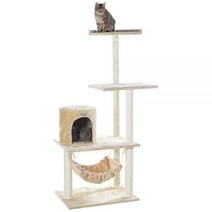 GleePet GP78590221 고양이 트리 해먹 포함 149.9cm59인치 베이지 575446