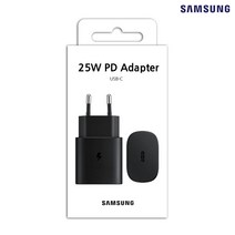 삼성정품 갤럭시 25W 초고속충전기 어댑터 EP-TA800N, 25W CtoC어답터, 25W 초고속충전기 어댑터_블랙