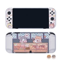 닌텐도 스위치 호환 액세서리 OLED 케이스 PC 하드 커버베이스 쉘 JoyCon thumb Pouch 컨트롤러 게임 Nintendo Switch 하우징, 06 F