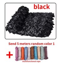 야외차양차광막그늘막 더블 보강 그물 사냥 훈련 네트 커버 자동차 텐트 멀티 사이즈, black+1.5x4m