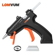 무선 미니 글루건 총LOMVUM-무선 4.2V 리튬 이온 핫 멜트 글루 건 충전식 배터리 무선 수리 도구 홈 DIY, 02 4.2v has glue stick, 01 EU