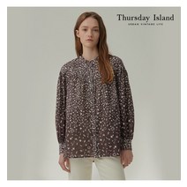 [써스데이아일랜드][Thursday Island] 여성 그라데이션 셔츠형 블라우스(T212MBL136W) 395935