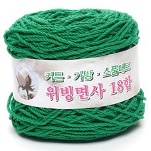 위빙샵 위빙면사 80g 10+1 면사 면실 가방실 뜨개실, 23 그린, 12합
