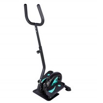 홈트 집 혼자 가정용 자전거 다이어트 체중감량 스피닝 사이클 저렴한 공장 스포츠 실내 운동 체육관 장비 타원형 크레인 타원형 트레이너 핸들이있는, 검은색