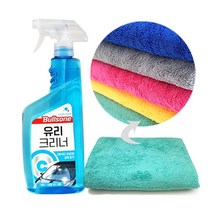 불스원 불스원 유리 크리너 550m 더블 드라잉 타월, 불스원 유리크리너550ml+더블 드라잉타월 옐로우