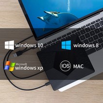외장 odd 블루레이 플레이 dvd 레코더 외부 버너 드라이브 USB 3.0 C 타입 CD DVD 플레이어 3D 슬림 광학 라이터 리더 Windows MacOS용