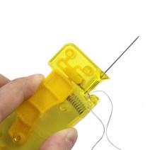 원터치 바늘귀꿰기 자동 실끼우기 실꿰는도구 옷수선 프랑스자수 실끼우개, 단품