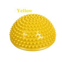 하프짐볼 보수볼 돔볼 반짐볼 필라테스보수볼 새로 팽창식 반구 요가 공 PVC 마사지 Fitball 운동 트레이너 균형 체육관 필라테스 스포츠 피트니스, [05] Yellow