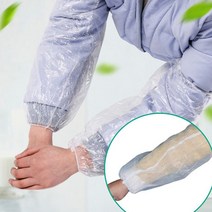 더플라시보 일회용 비닐 팔토시-100매 작업용 위생토시 방수토시 캠핑