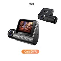 영어 설명서 운행 기록기 차량 적재 DVR 풀 고화질 1080P 듀얼 렌즈 GPS 모듈 궤적 기록기 와이파이 주차 모니터, DVR 전용, 64그램