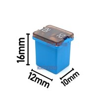 퓨즈 휴즈 20a 25a 30a 40a 50a 60a 자동차 카트리지 0895020 0895025 0895030 0895040 0895050 0895060.z 로우 프로파일, 20A 1개, 1개