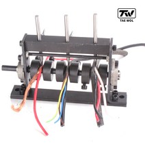 전선탈피기 피복기 폐전선탈피기 수동 와이어스트리퍼, 바퀴 2세트 (칼 4개/G 클램프)