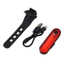 문라이트 전조등 후미등 USB 자전거 라이트 무선 원격 제어 후면 램프 빨간색/파란색 플래시 신호 안전 경, 02 Mini Taillight