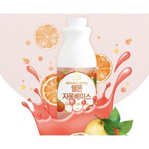 {더케어위닛} 쉘몬 자몽 농축액 1kg (과육), 1개