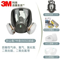 방독면 3M 6800 전면 안전방독면 방진 마스크 세트, 3M 방독면 7종세트 (내산성 가스)