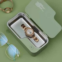 초음파 안경 살균기 세척 시계 교정기 소형 가정용, 체리