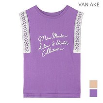 [반에이크] 레이스 배색 민소매 탑_VA88TOQ301Z (P002625592)