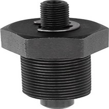 Kipp 03092-1105AL Steel Indexing Plungers E Style Threaded Pin Locking Pin Hardened Inch 3/8-24, 1