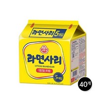 오뚜기 오뚜기 라면사리 110g x 40개, 단일옵션
