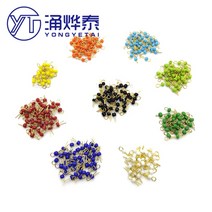 YYT PCB 테스트 포인트 세라믹 구리 금 도금 프로브 원통형 테스트 링 비드 회로 기판 테스트 100 개, [04] 빨간, 04 빨간