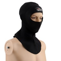 다이빙 모자 후드 후디 얼굴 머리 3mm 네오프렌 따뜻한 스쿠버 스노클링 잠수복 캡 다이버 l, 협력사