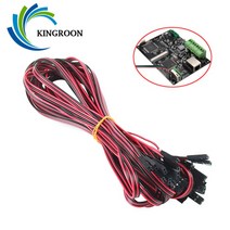 킹룬 케이블 70cm 3D 프린터 더블 헤드 터미널 점퍼 와이어 2 핀 3 4 수-암, [03] 4Pin, [02] Female to Female