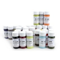 가죽공예 - 기리메 엣지코트 (무광-국산) 용량40ml 안전확인대상생활화학제품 환경부 승인, 연두 827