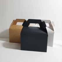 캔들바다 포장박스 - 둥근 직사각 손잡이 ( 3색 ), 블랙