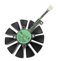 호환 쿨러 ASUS Strix GTX 1060 OC 1070 1080 1080Ti RX 480 T129215SU 87MM Graphics Card Cooler Fan, EVE 4PIN, 01 EVE 4PIN