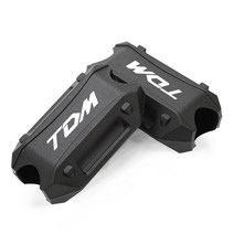 야마하 오토바이 25mm 크래시 바 범퍼 엔진 가드 블록 보호 커버 YZF R3 R6 RD250 RD400 TDM850 TDM900, 15 A black TDM