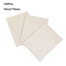 투명 스티커 메모지 방수 애완 동물 자체 접착 강력한 노트 북 학교 문구 사무용품 100/50 매, 100pcs 70x75