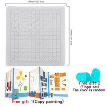 3d펜 필라멘트 쓰리디펜 매직펜 세트 3D 프린팅 펜 소프트 실리콘 디자인 패드 기본 템플릿 포함 2 개의 핑거 캡 장착 그림 보 구성, [01] 기타, [02] Small Transparent, 02 Small Transparent_01 기타