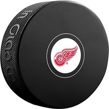 NHL Detroit Red Wings Sher-Wood Souvenir Autograph Hockey Puck, 1