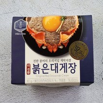 나라수산 더진한 붉은대게장 80g, 더진한붉은대게장80g