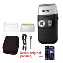 대머리 전기면도기 잔머리 바리깡 삭발 Kemei 전기 면도기 남자 충전식 수염 플로팅 이발사 헤어 트리머 페, 01 KM-2026, [01] KM-2026