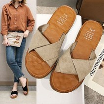 실내화 쪼리 슬리퍼 여자슬리퍼 크로스매듭슬리퍼 여름 사무실